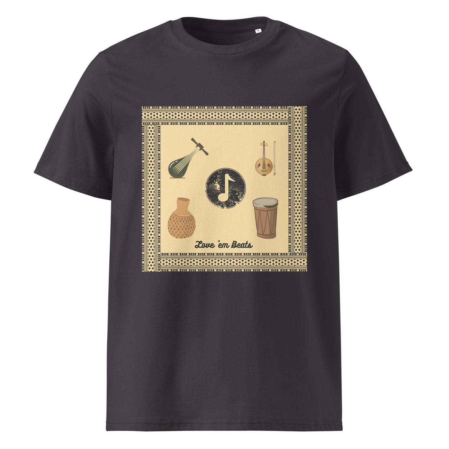 African pattern organic cotton T-shirts