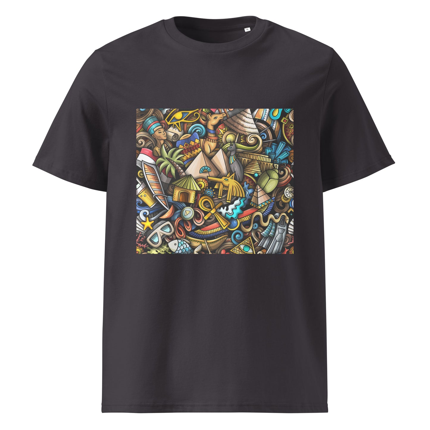 African pattern organic cotton T-shirts