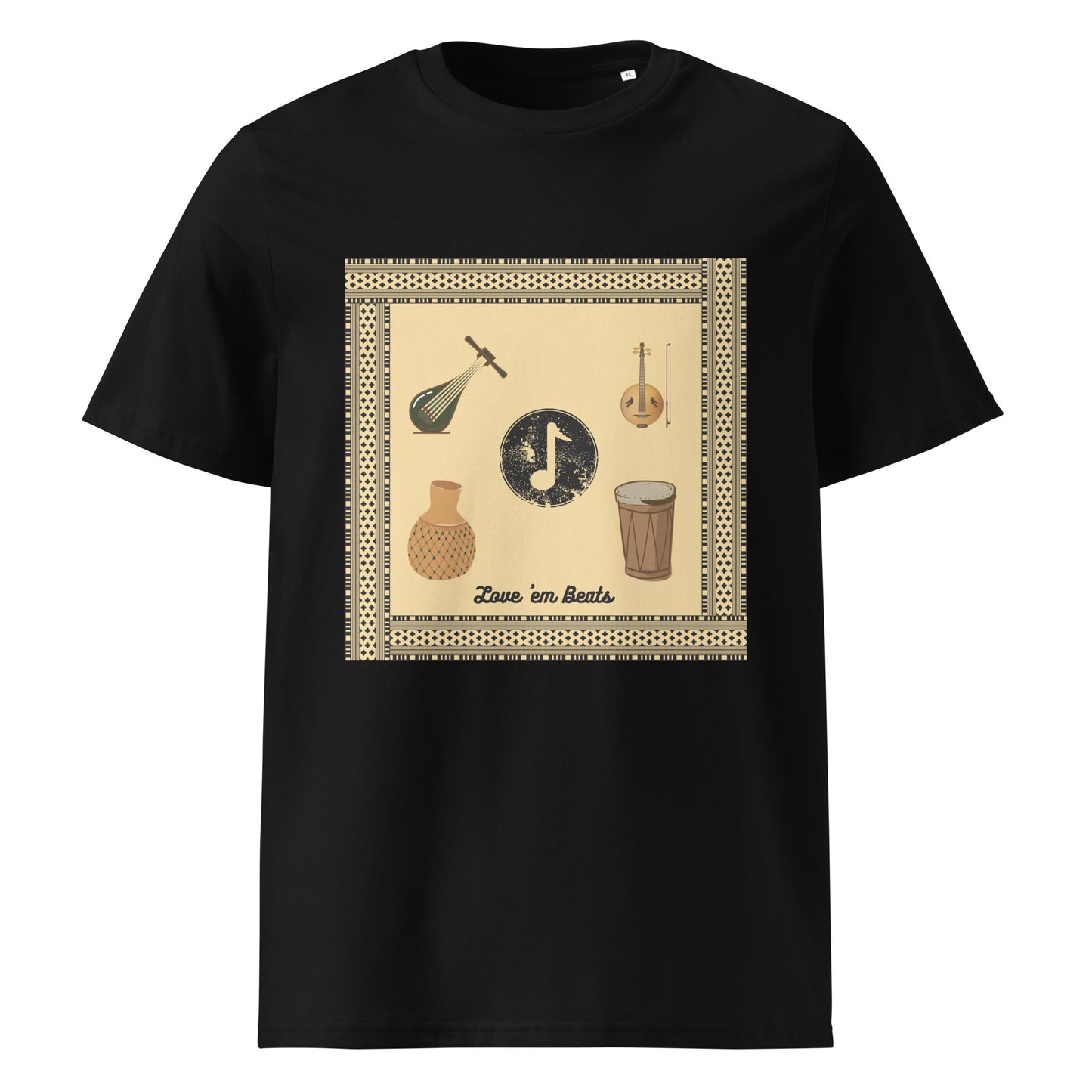 African pattern organic cotton T-shirts
