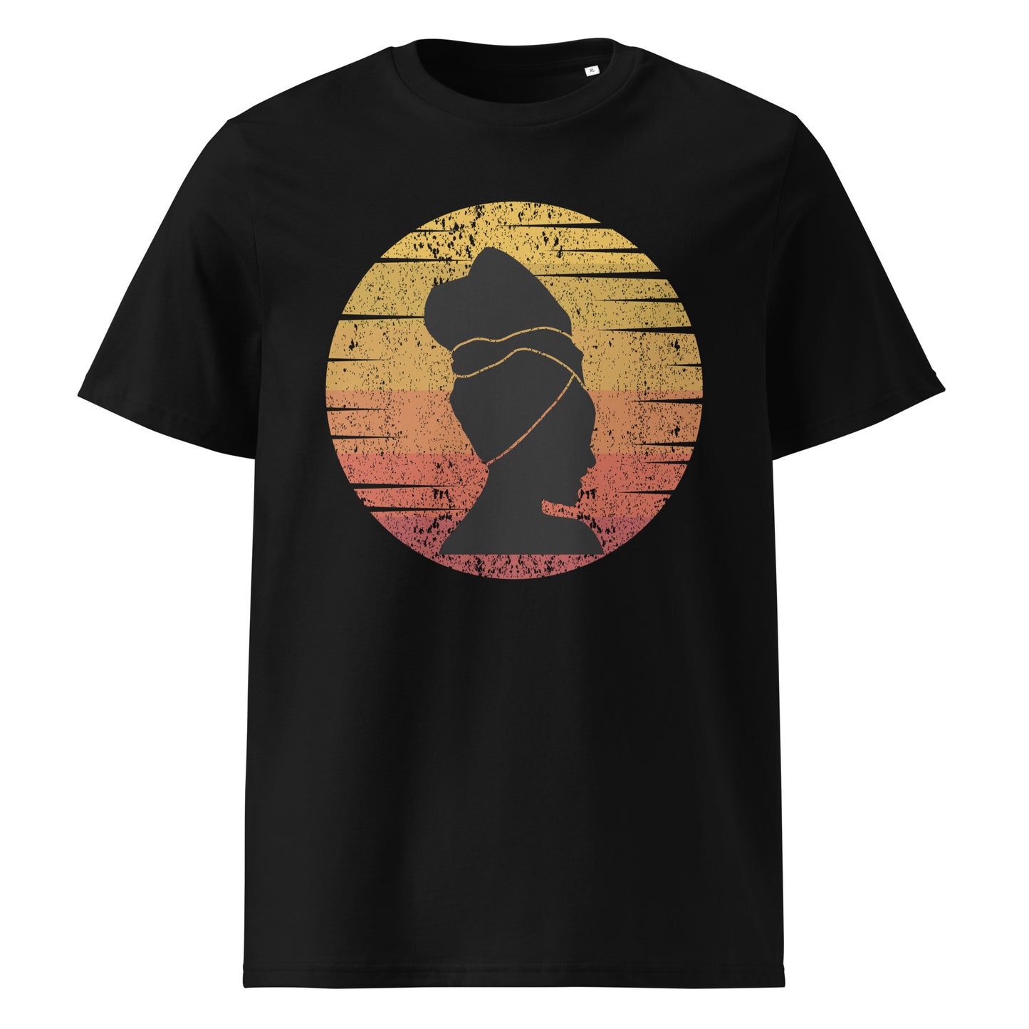 African pattern Lady organic cotton T-shirts