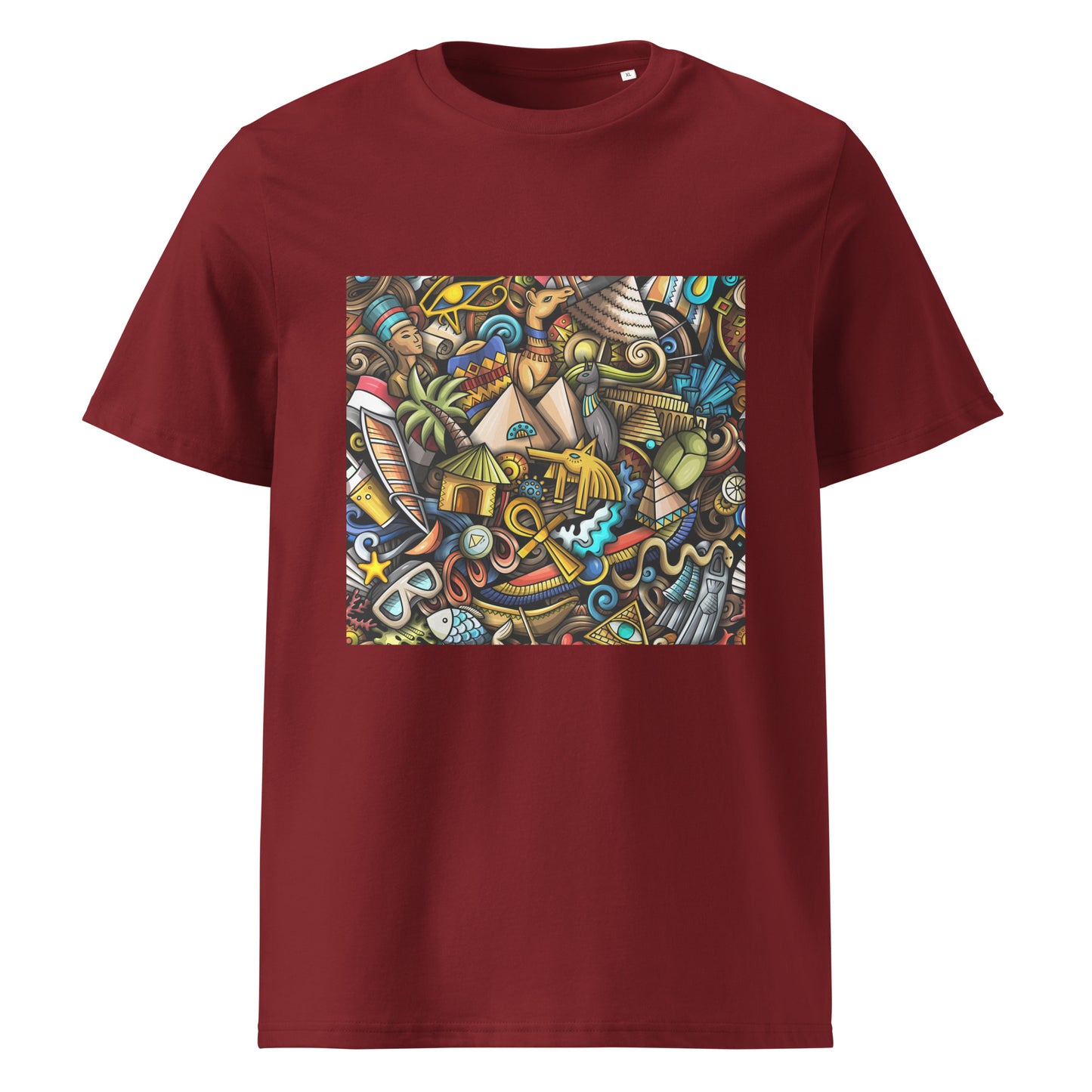 African pattern organic cotton T-shirts