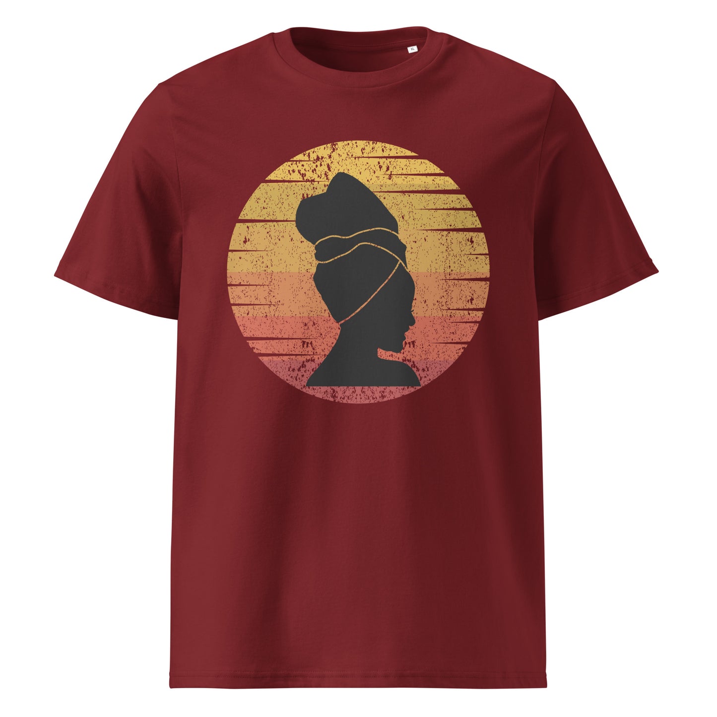 African pattern Lady organic cotton T-shirts