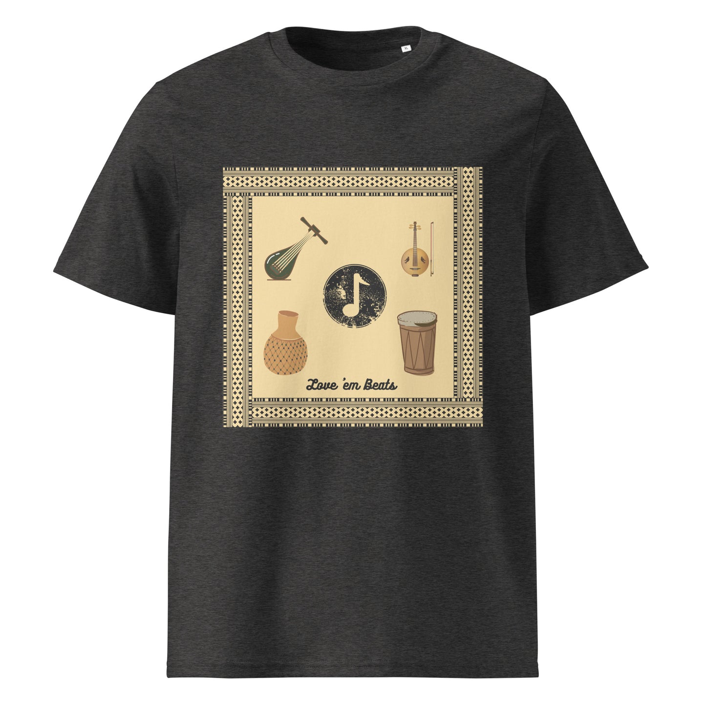 African pattern organic cotton T-shirts