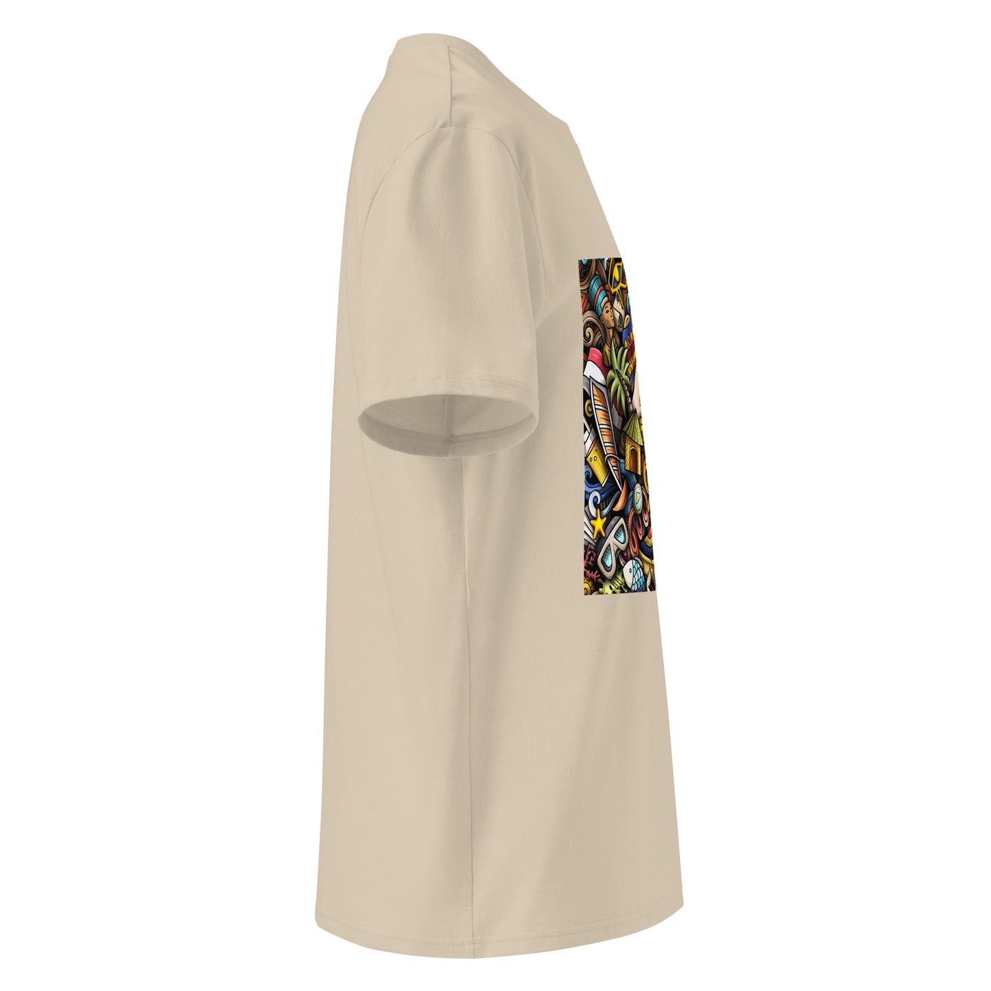 African pattern organic cotton T-shirts