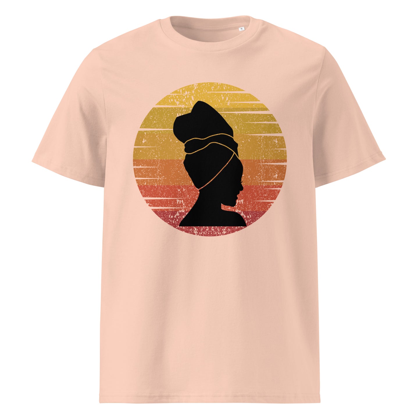 African pattern Lady organic cotton T-shirts