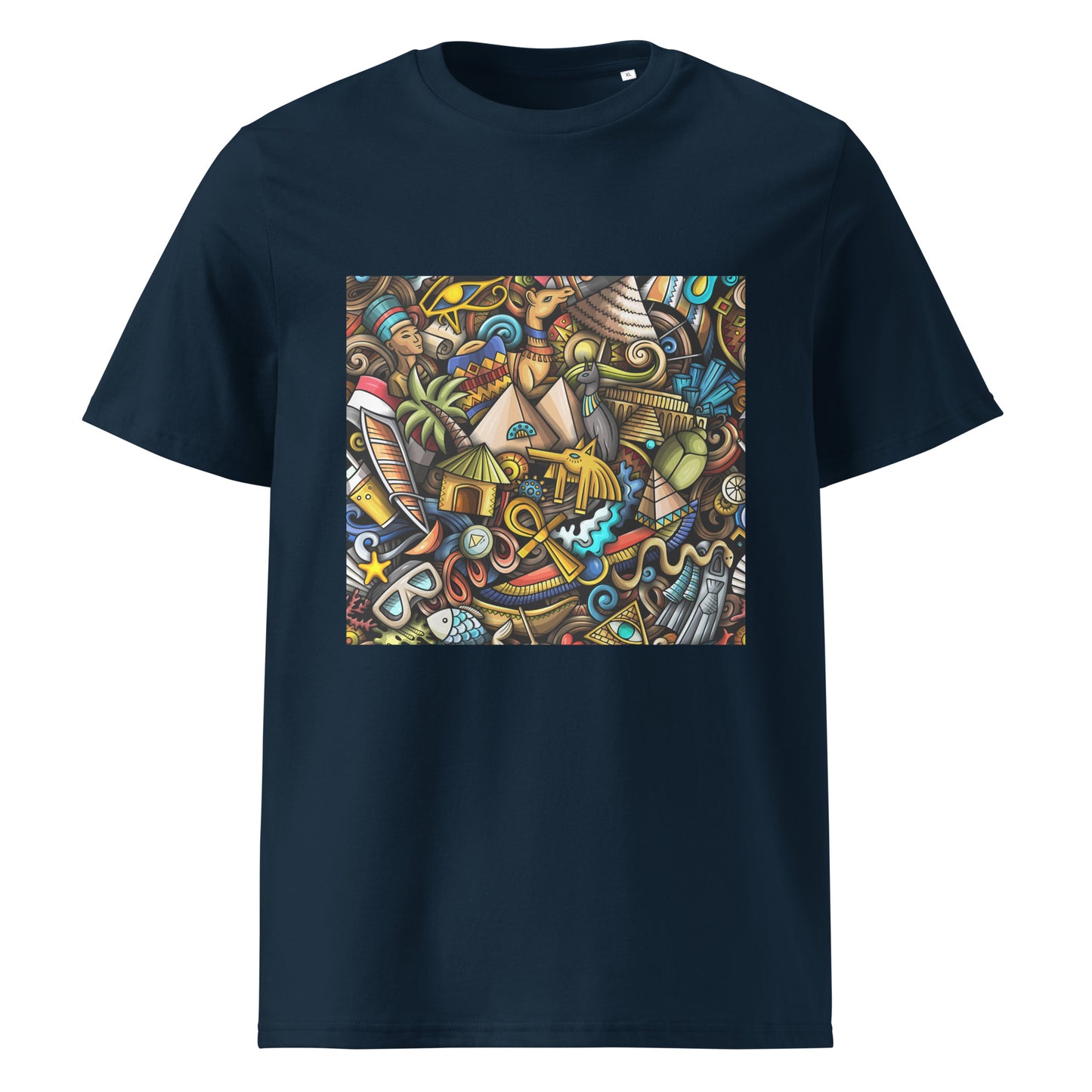 African pattern organic cotton T-shirts