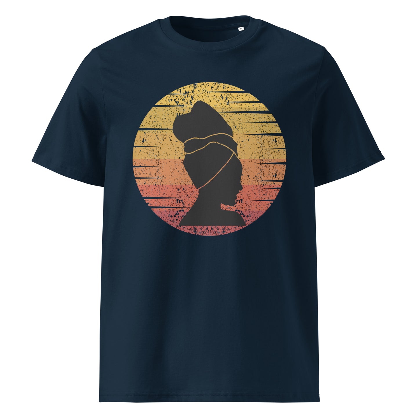 African pattern Lady organic cotton T-shirts
