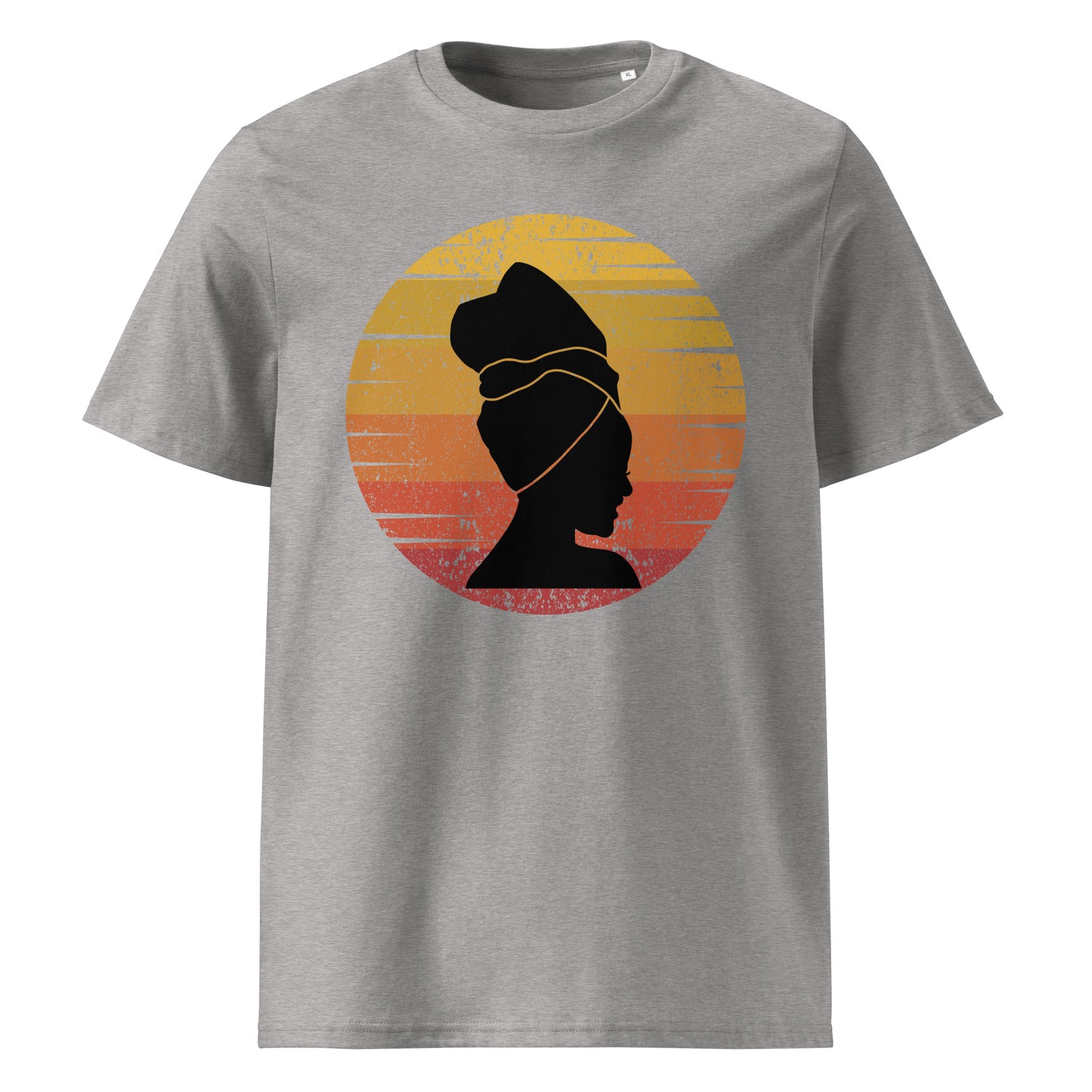 African pattern Lady organic cotton T-shirts