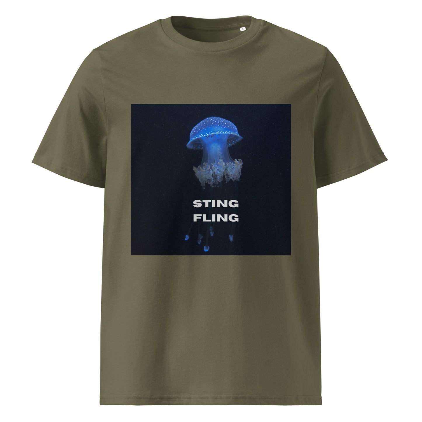 Elegant Jellyfish organic cotton T-shirt