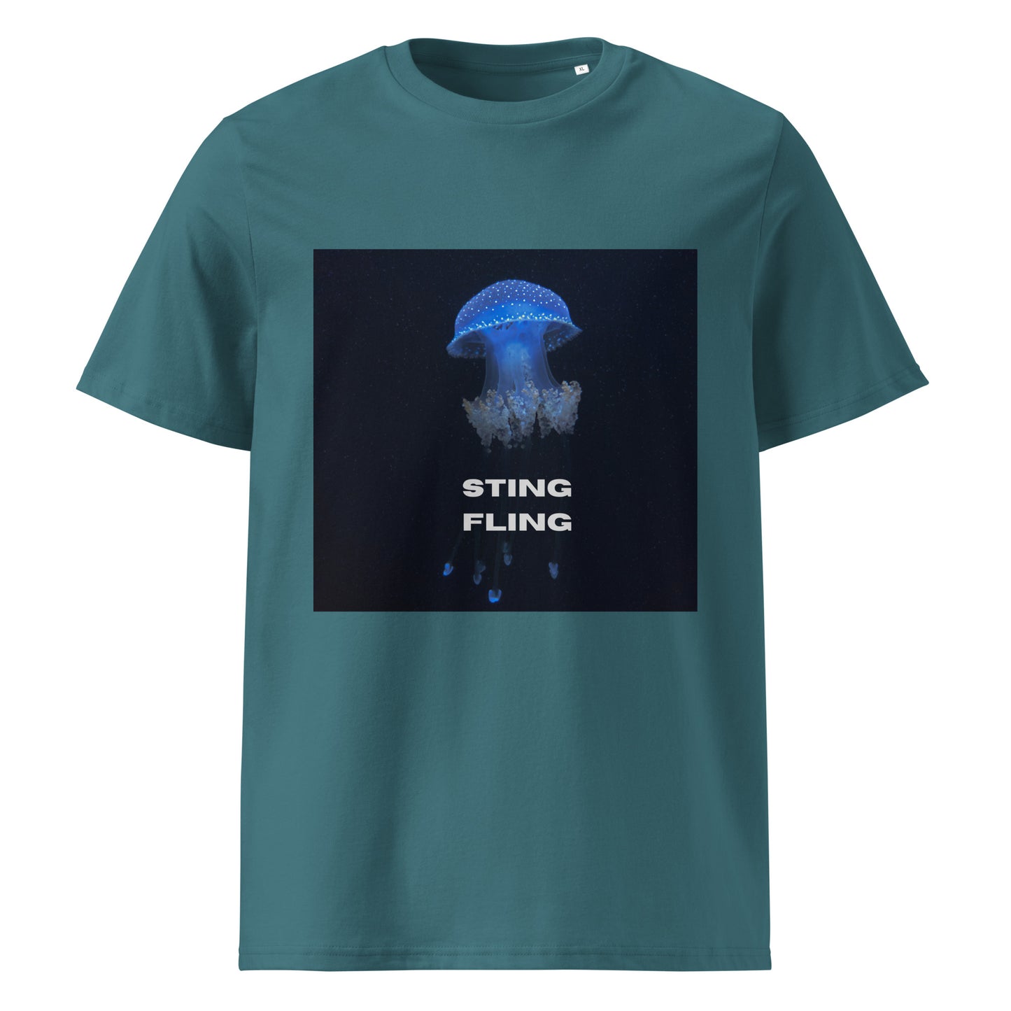 Elegant Jellyfish organic cotton T-shirt
