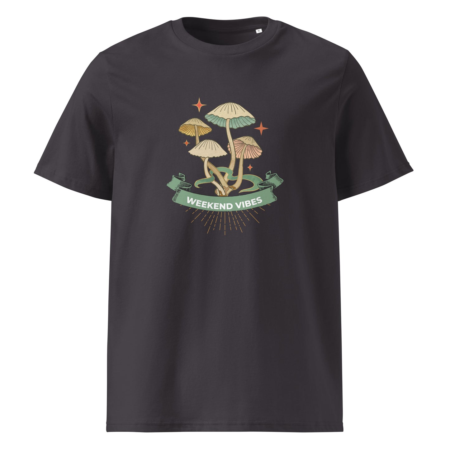 Mushroom design organic cotton T- shirt