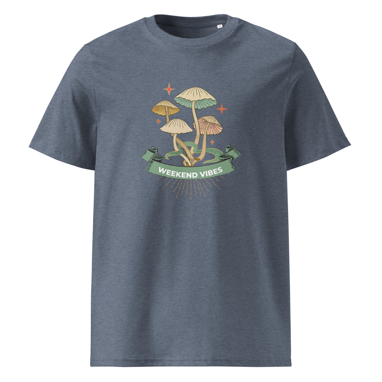 Mushroom design organic cotton T- shirt