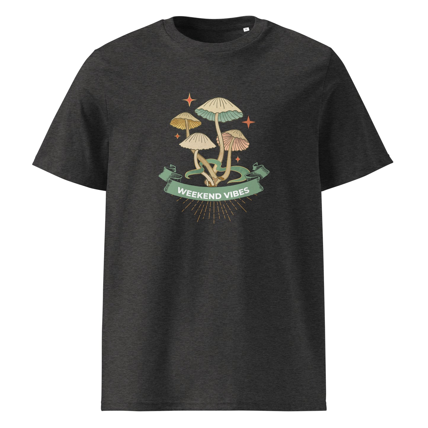 Mushroom design organic cotton T- shirt