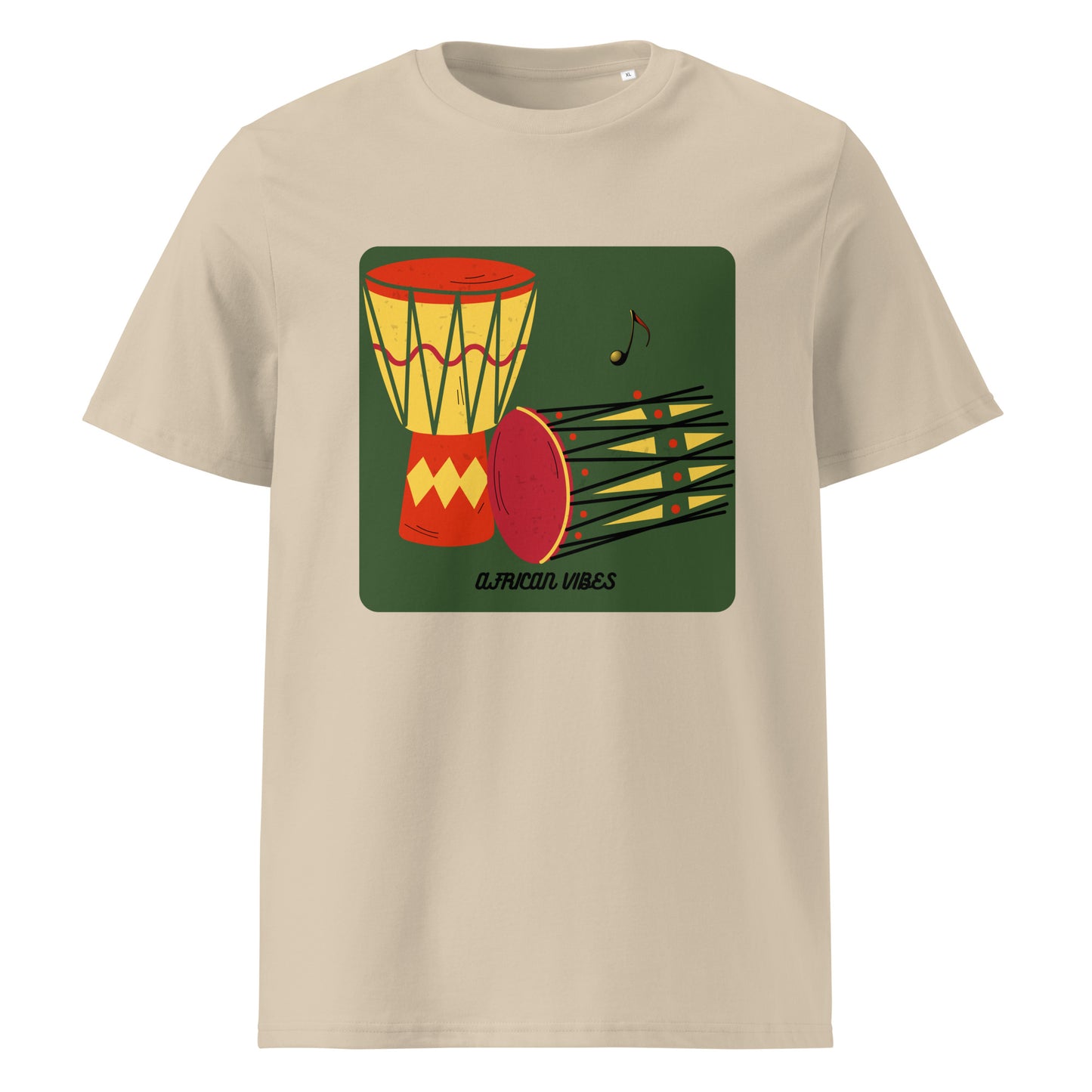 African style organic cotton T-shirt