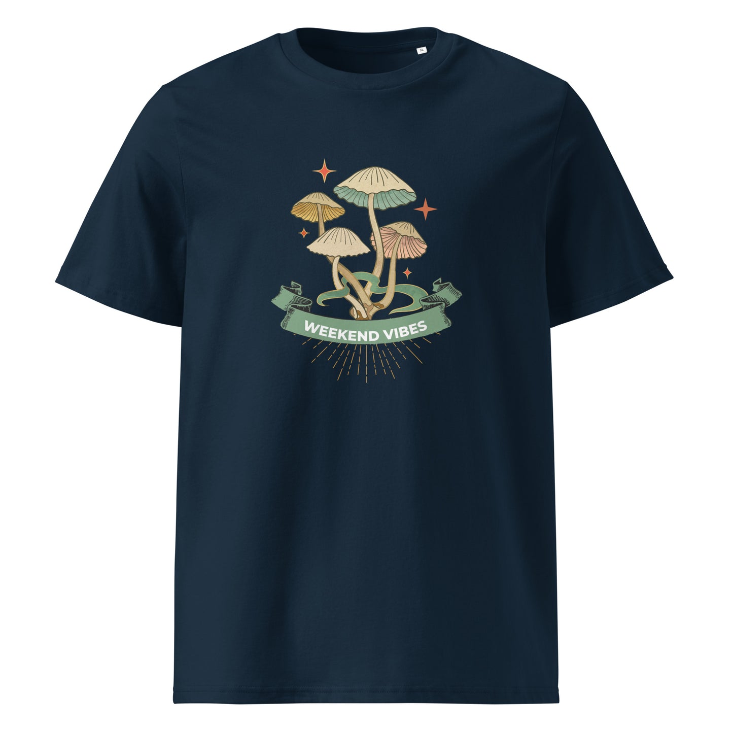 Mushroom design organic cotton T- shirt