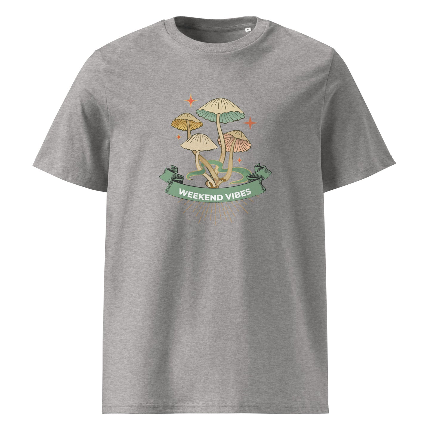 Mushroom design organic cotton T- shirt