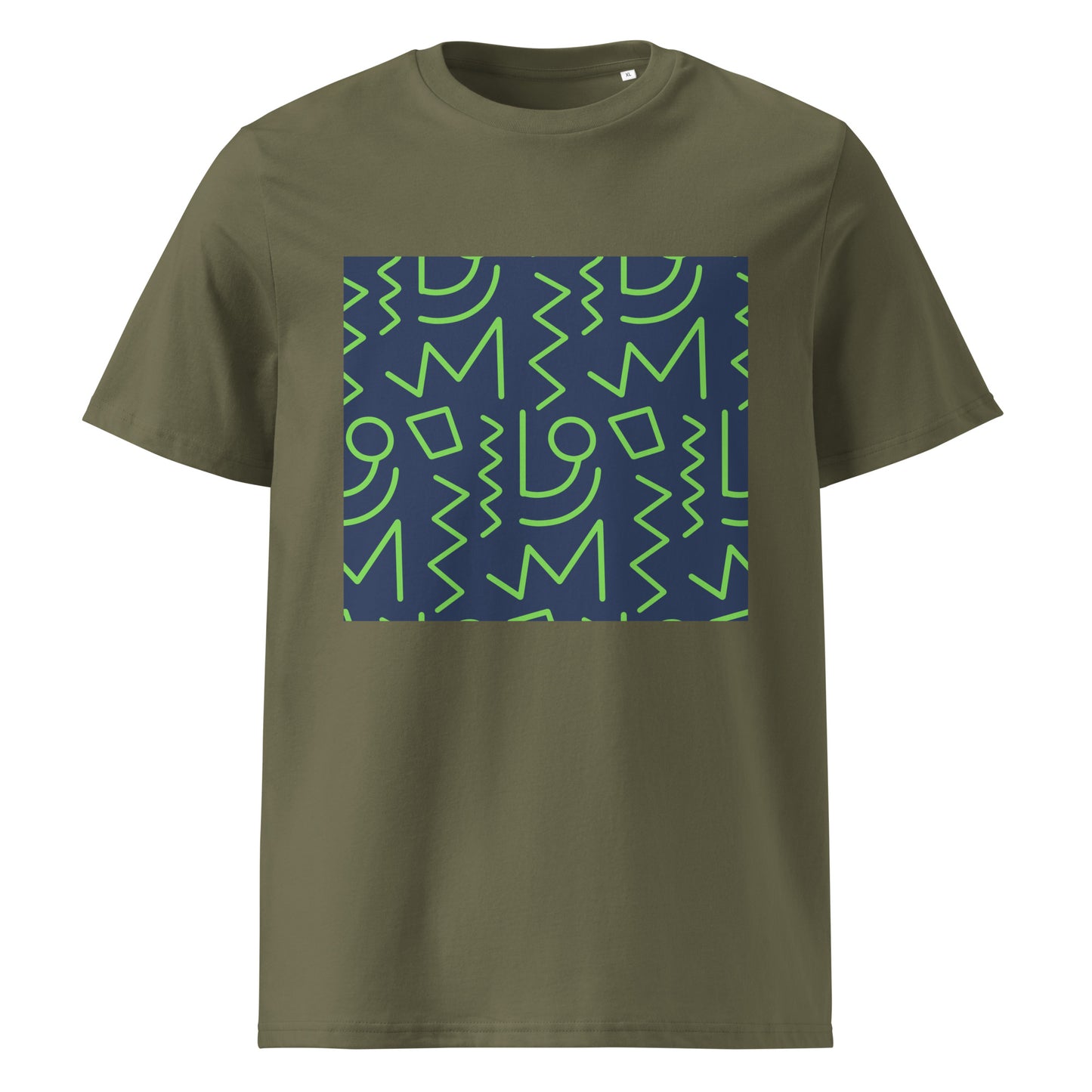 African pattern organic cotton T-shirts