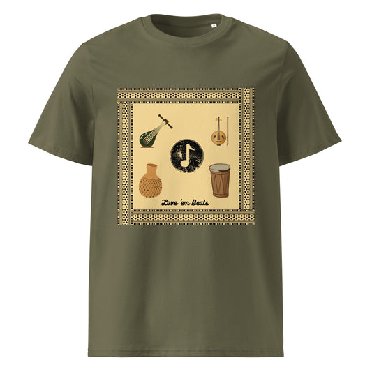 African pattern organic cotton T-shirts