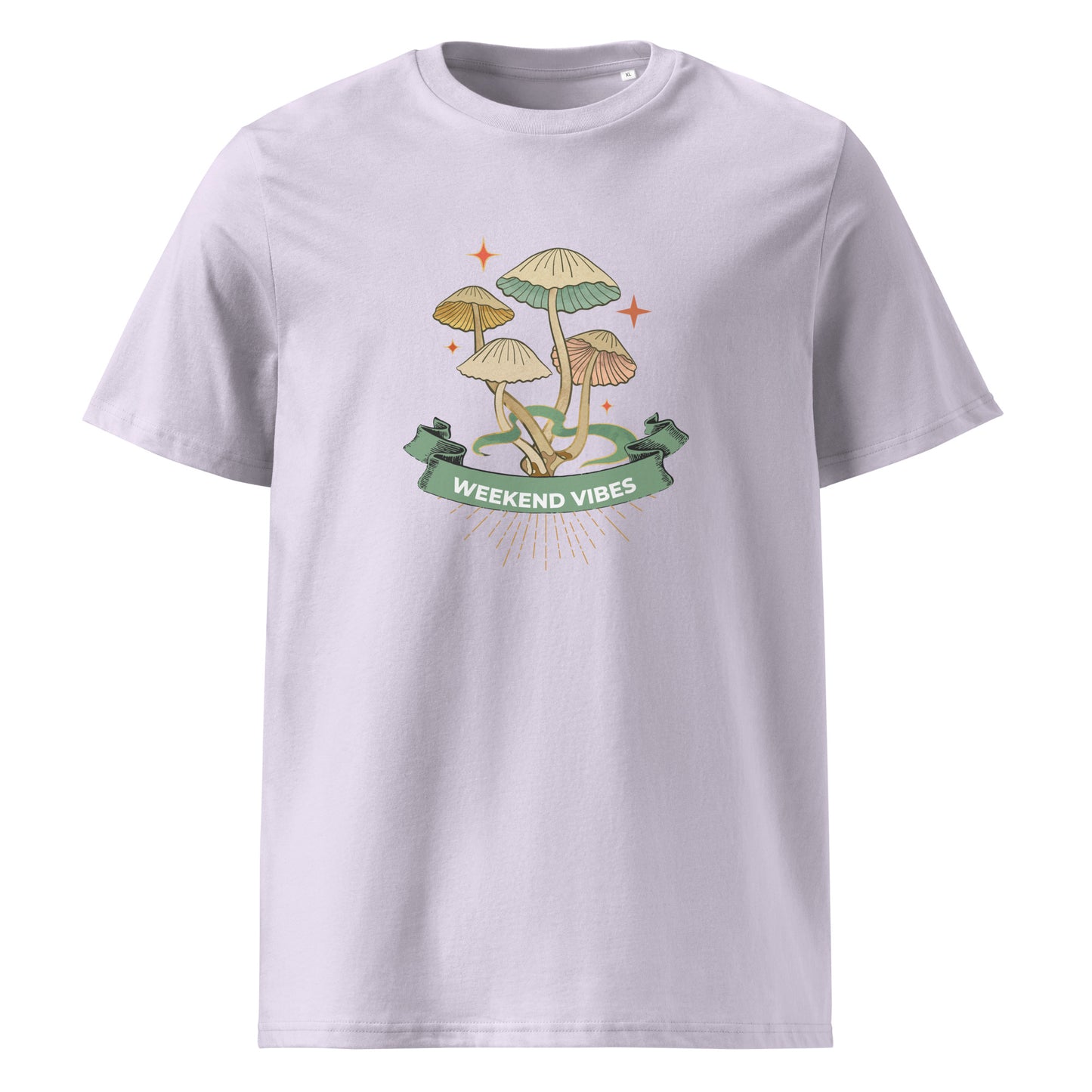 Mushroom design organic cotton T- shirt